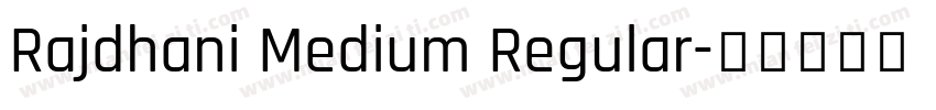 Rajdhani Medium Regular字体转换